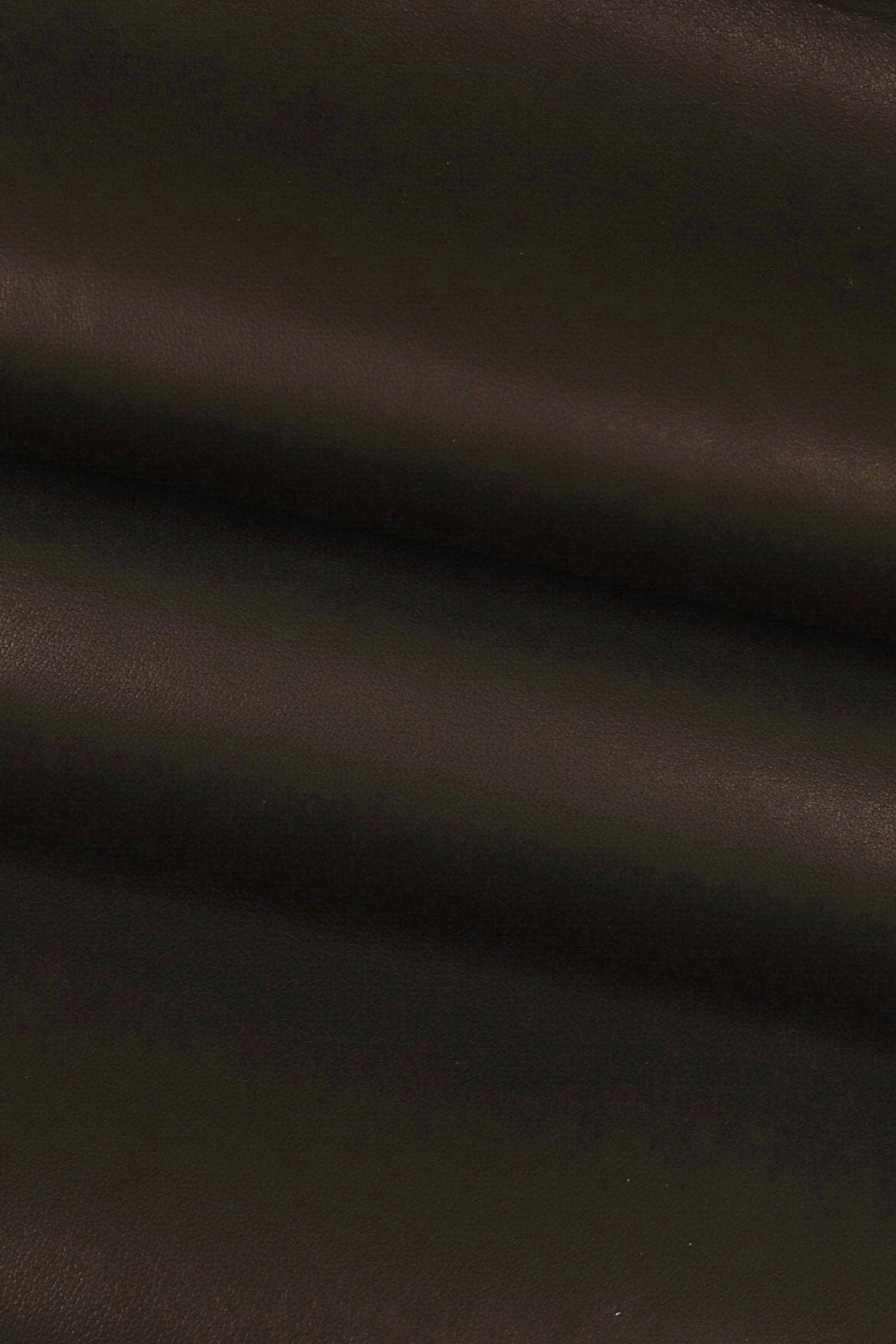 BLACK soft leather hide, smooth silky cowhide, solid color sporty calfskin, 0.9 - 1.2 mm B16075-TB La Garzarara