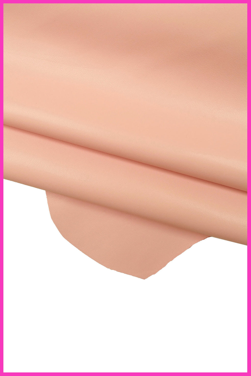 Flesh pink leather hide, full grain calf cowhide with medium softness. smooth cow for bags and accessories, B17908-TU La Garzarara