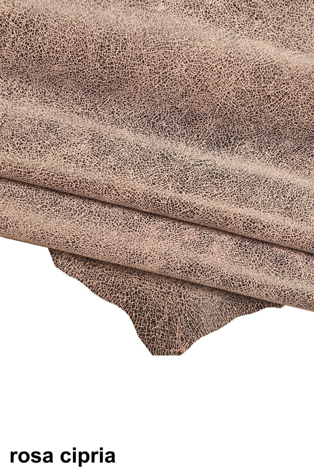 Crackle leather hide distressed texture, vintage effect leather skin for bags and accessories B16121-ST La Garzarara