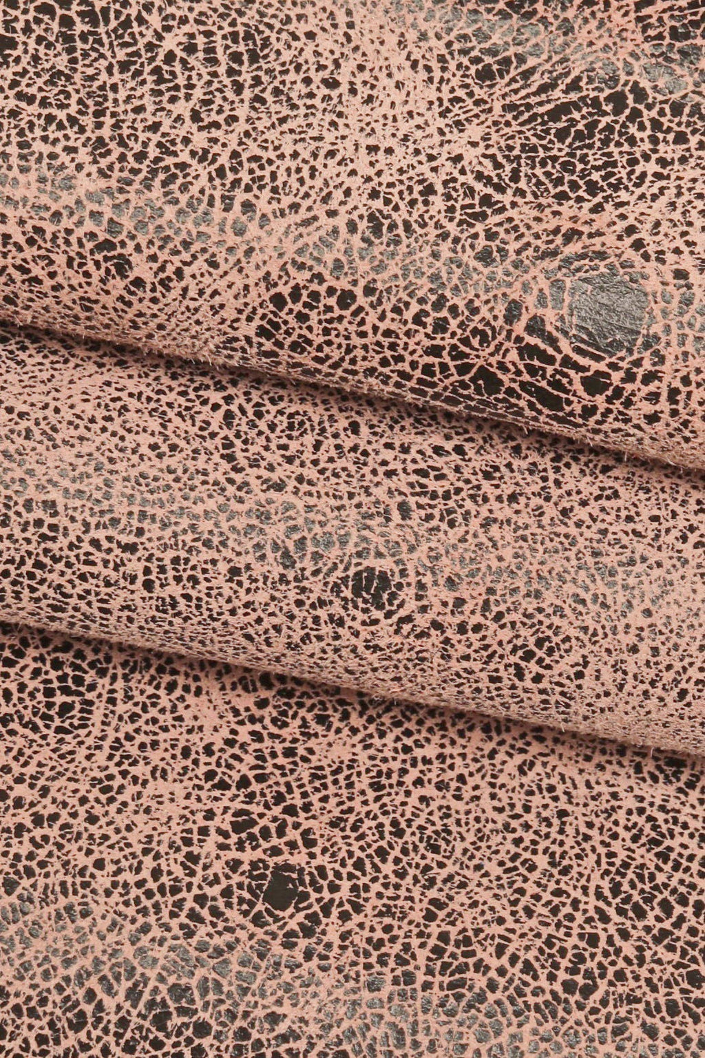 Antiqued leather hide distressed look, vintage effect crackled leather skin, rustic suede leather for bags belts B16126-ST La Garzarara