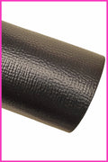 Thick Black GRAIN Leather hide, Shiny Textured cowhide, saffiano-like embossed leather skin 1.5-1.7 mm B16110-TB La Garzarara