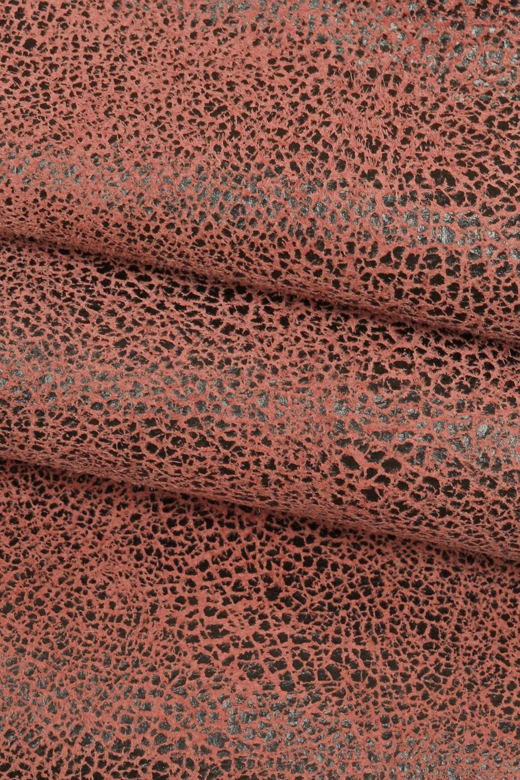 Distressed Suede Leather skins – Antique Soft Goat in Gray, Green & Red, Vintage crackled hides B16124-ST La Garzarara