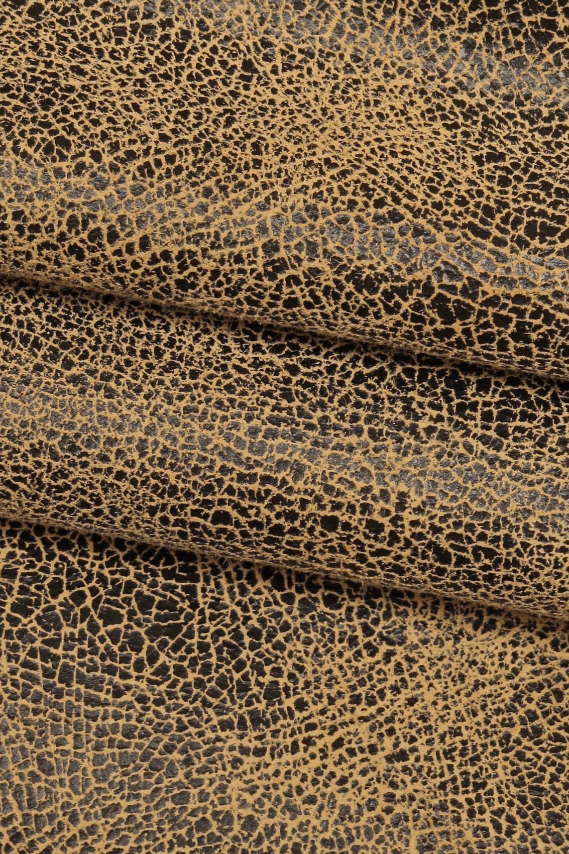 CRACKLE printed LEATHER, brown, grey, pink soft textured suede goatskin, crack pattern on skin B16123-ST La Garzarara