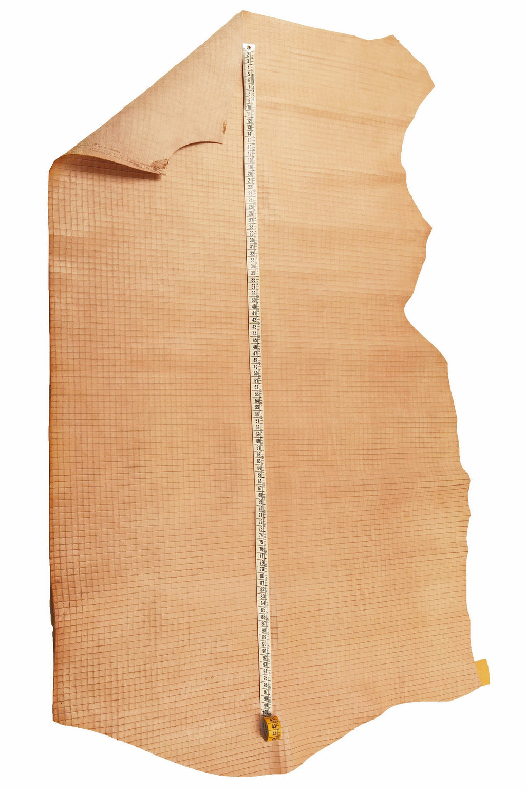 Flesh PINK GEOMETRICAL leather hide, vegetable tanned geometrical printed cowhide, soft semi glossy calfskin B16298-ST La Garzarara