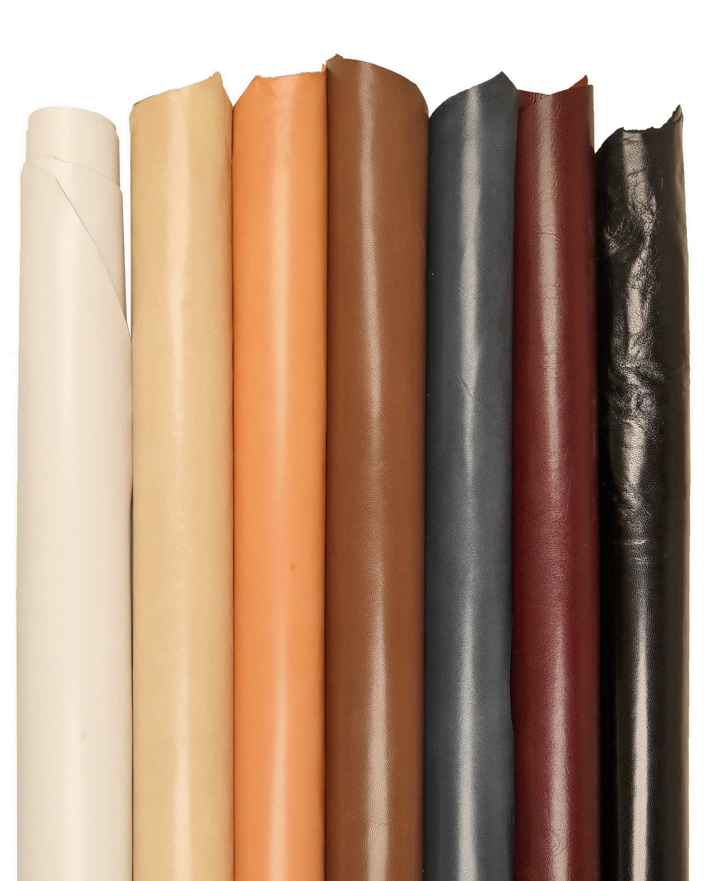 Boundle of 5 or 7 FULL kid leathers, random assortment of solid small goat skins , leather for shoes and lining B16302-TU La Garzarara