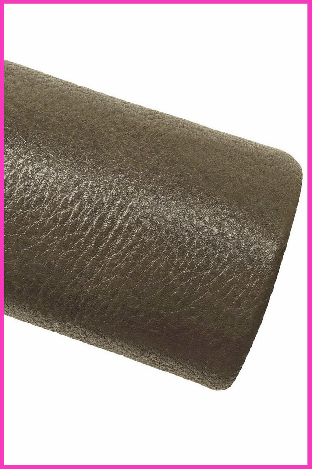 Vintage gray grained calf leather hide, soft cowhide skin with slight gloss 1.3–1.4 mm B16354-VT La Garzarara