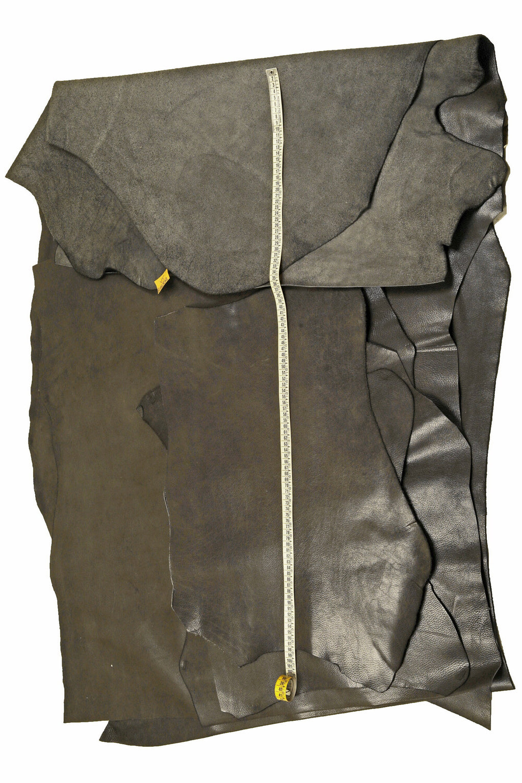 Vintage gray grained calf leather hide, soft cowhide skin with slight gloss 1.3–1.4 mm B16354-VT La Garzarara