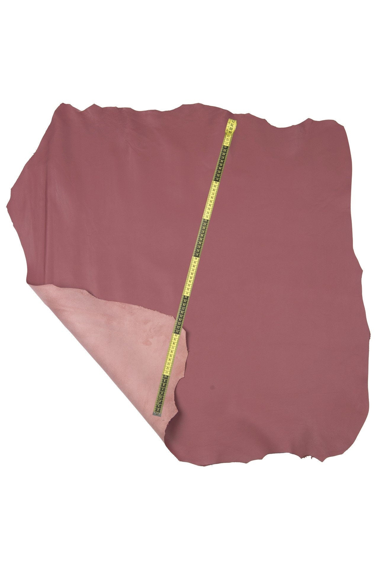 Soft antique pink lambskin leather SKIN hide, smooth nappa sheep leather 0.7–0.9 mm for bags and accessories, B16454-TU La Garzarara