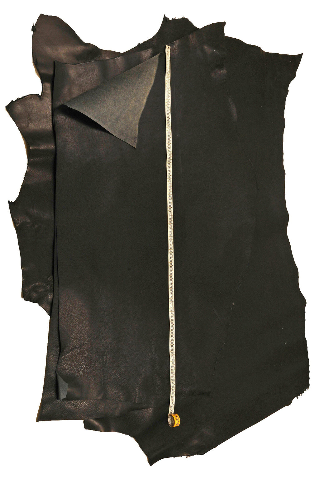 Soft thick Blue cow leather hide, smooth semi gloss leather skin for bags and accessories, soft grain veg leather B16384-VT La Garzarara