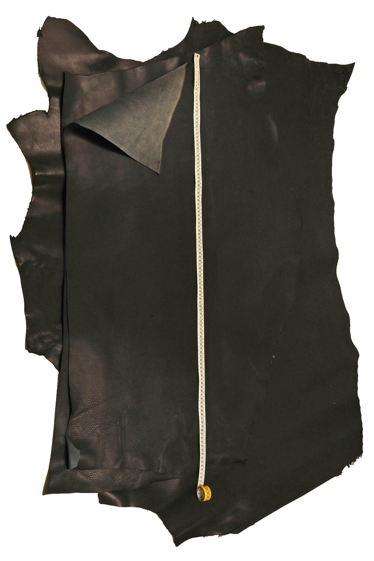 Soft thick Blue cow leather hide, smooth semi gloss leather skin for bags and accessories, soft grain veg leather B16384-VT La Garzarara