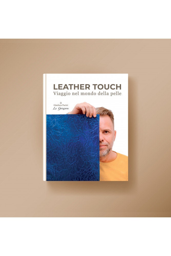 Tactile Leather Book, Real Leather Samples and Leather Guide, Italian English Book for Leathercraft -ENGLISH LANGUAGE-!