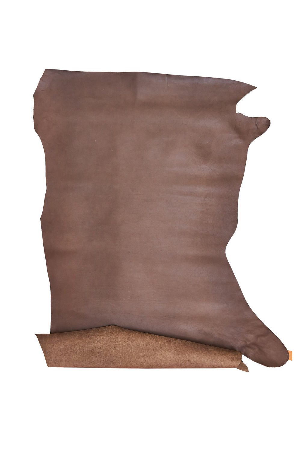 Premium cow leather hide, grey brown classic natural calfskin, mud cowhide quite glossy 1.3 - 1.5 mm B16501-TU La Garzarara