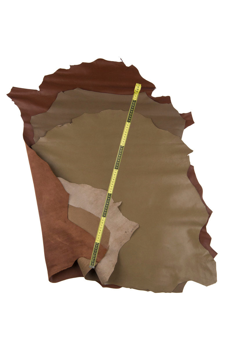 Soft lambskin nappa leather skin hide taupe beige light brown, extra supple sheep leather for garments accessories B14790-TU La Garzarara