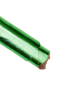 Emerald GREEN leather skin, smooth metallic goatskin, glossy soft hide for crafter and diy projects B16627-MT La Garzarara