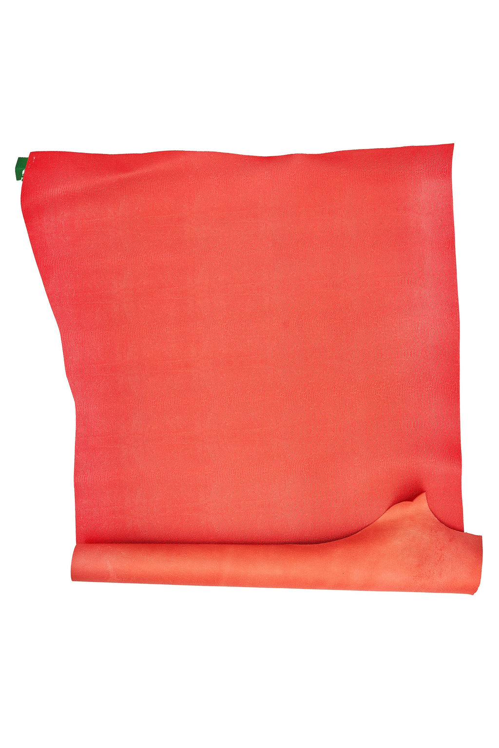 Scarlet Red Reptile Embossed Leather hide, Premium lizard, printed cowhide, Textured Leather B16604-ST La Garzarara