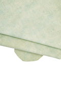 Pastel green tie dye suede goatskin hide, soft leather skin with blended color shading 1.0–1.2 mm B16521-VT La Garzarara