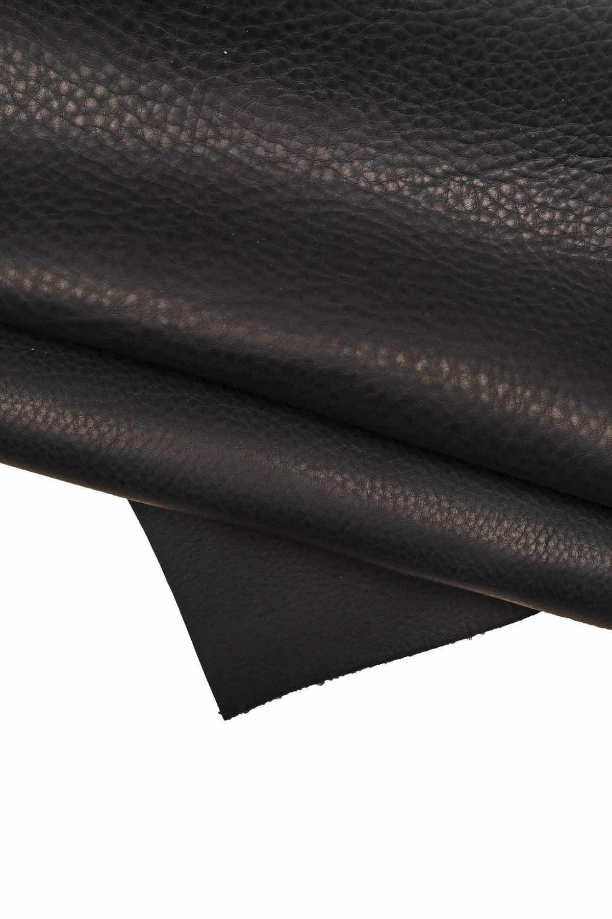 Soft thick Blue cow leather hide, smooth semi gloss leather skin for bags and accessories, soft grain veg leather B16384-VT La Garzarara