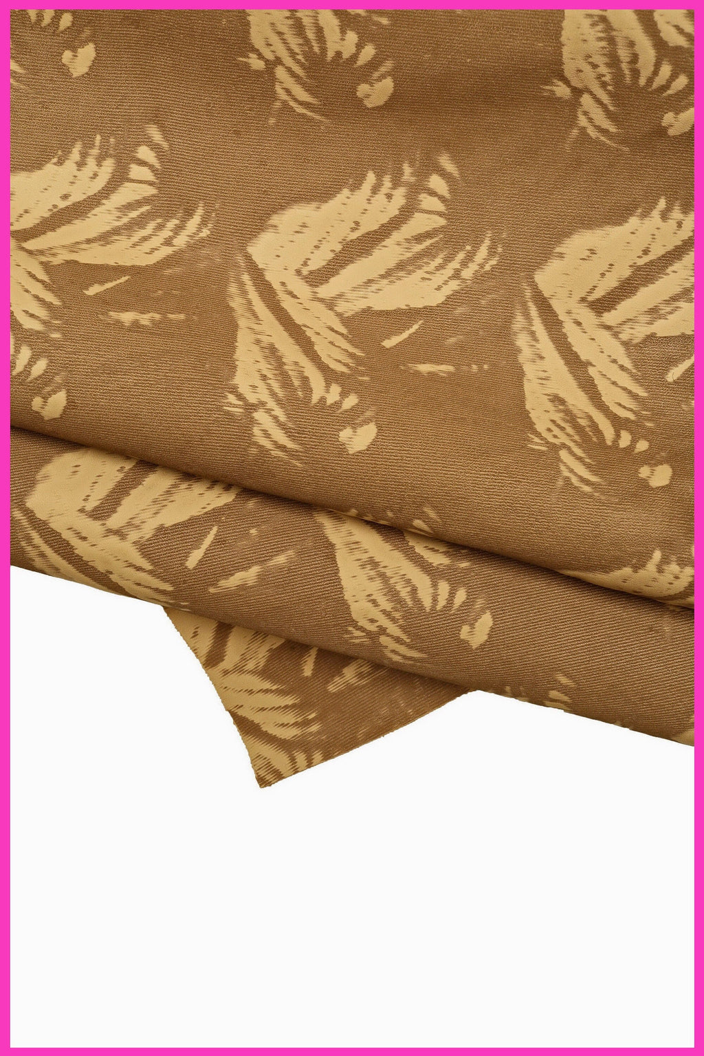 BROWN BEIGE sporty leather hide, vintage printed cowhide, matt calfskin, medium softness B15175-ST La Garzarara