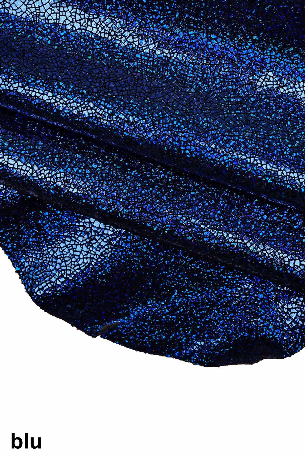 IRIDESCENT metallic leather hide, CRAKLE printed goatskin, super soft shiny calfskin, various thicknesses B19477-MT(st) La Garzarara