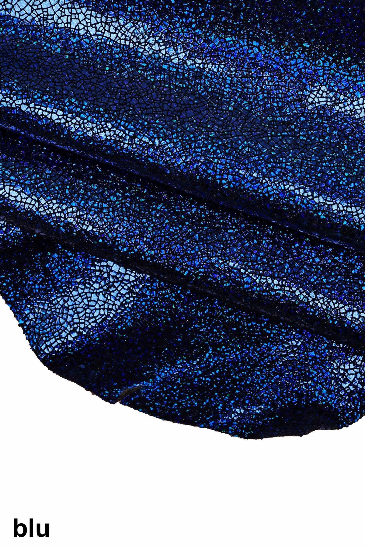 IRIDESCENT metallic leather hide, CRAKLE printed goatskin, super soft shiny calfskin, various thicknesses B19477-MT(st) La Garzarara