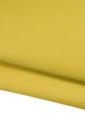 Soft mustard yellow cowhide leather hide, supple solid color calf leather 1.0–1.1 mm for bags and accessories, B16894-TU La Garzarara