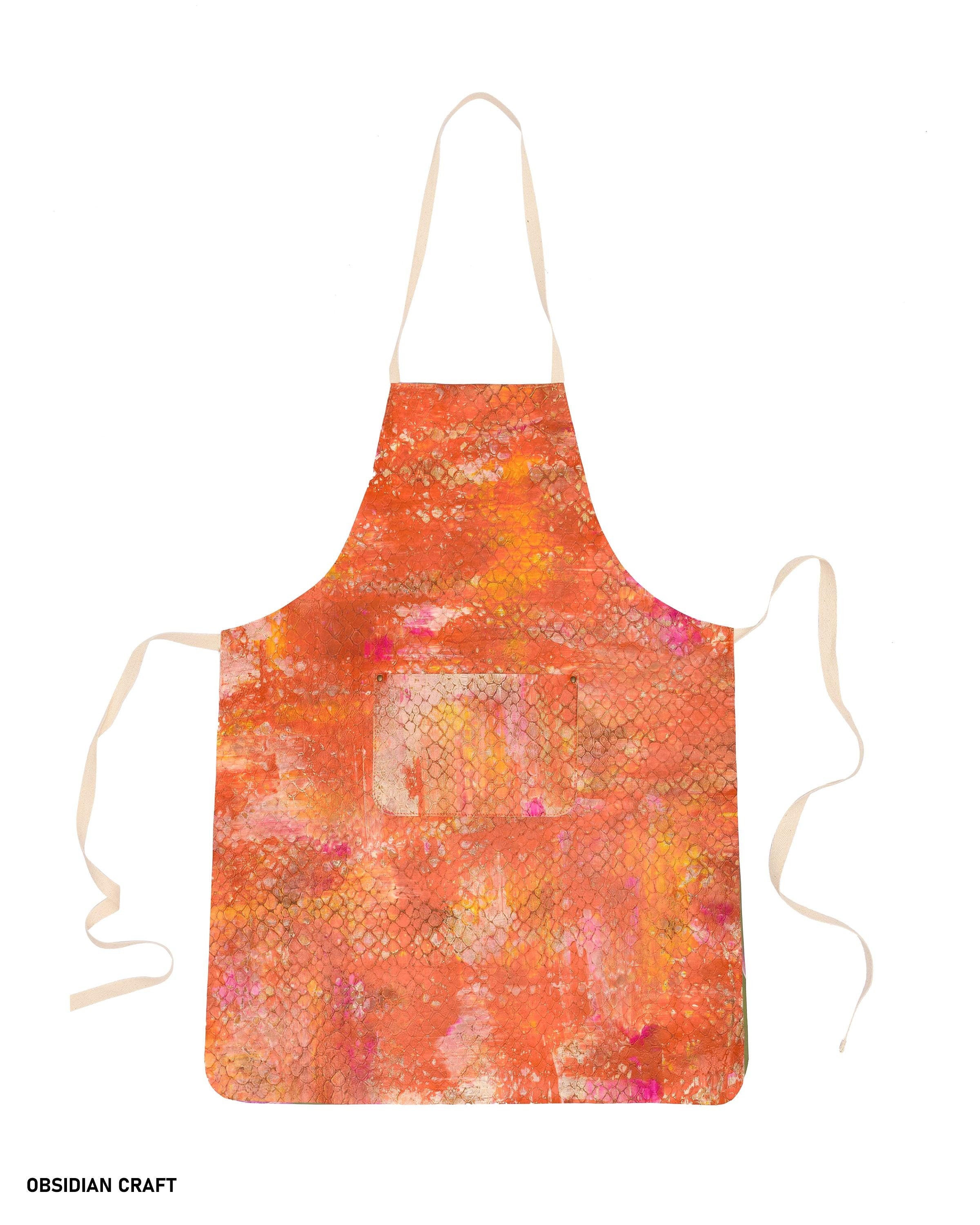 Custom Leather Apron for Woodworker or Chef - Personalized Bartender or Tattoo Artist Gift