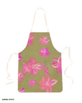 Hand-Painted Leather Apron for Chefs, Artists & Craftsmen - Personalized Workwear