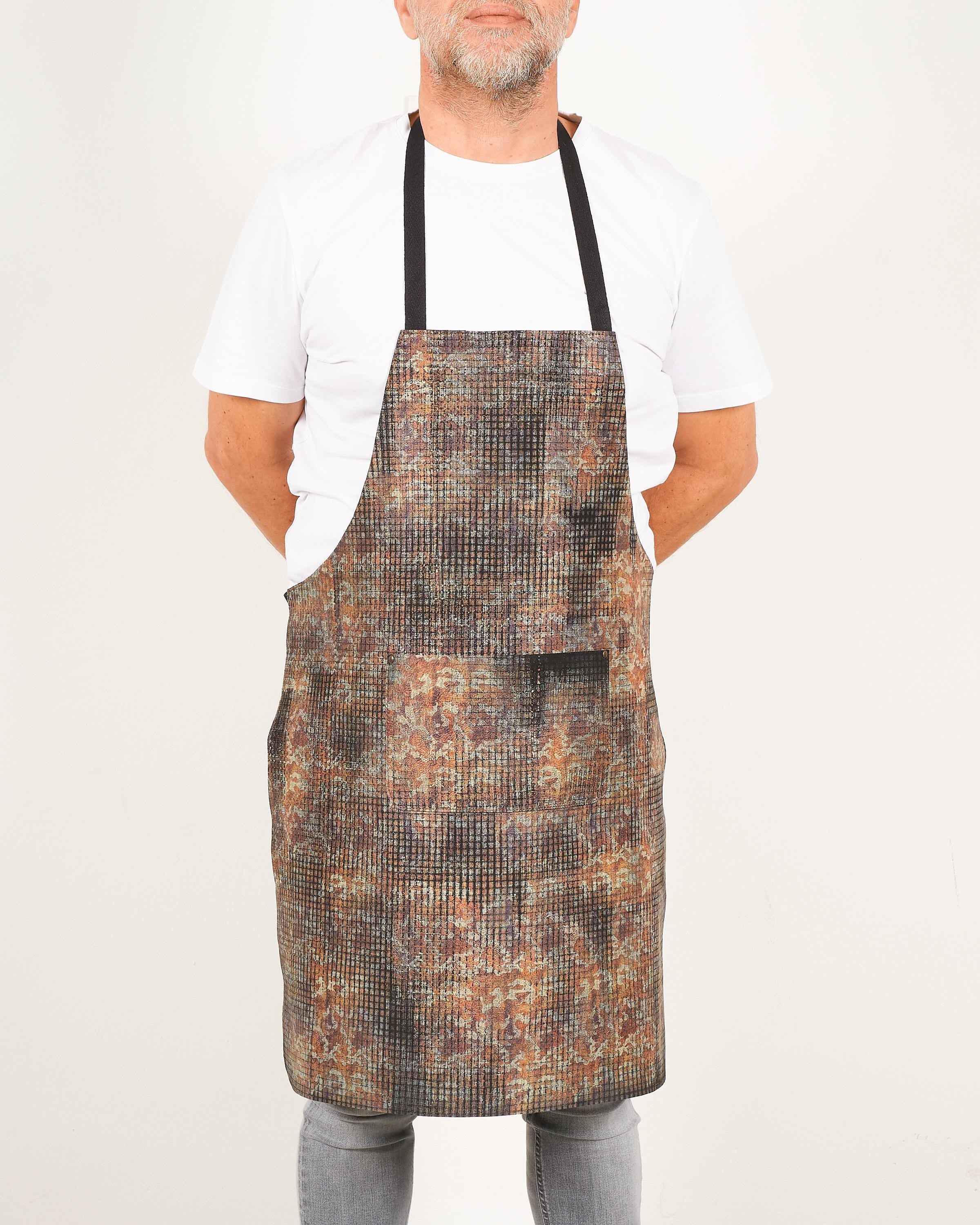 Artisan Leather Apron – One-of-a-Kind Hand-Painted Design for Professionals & Hobbyists