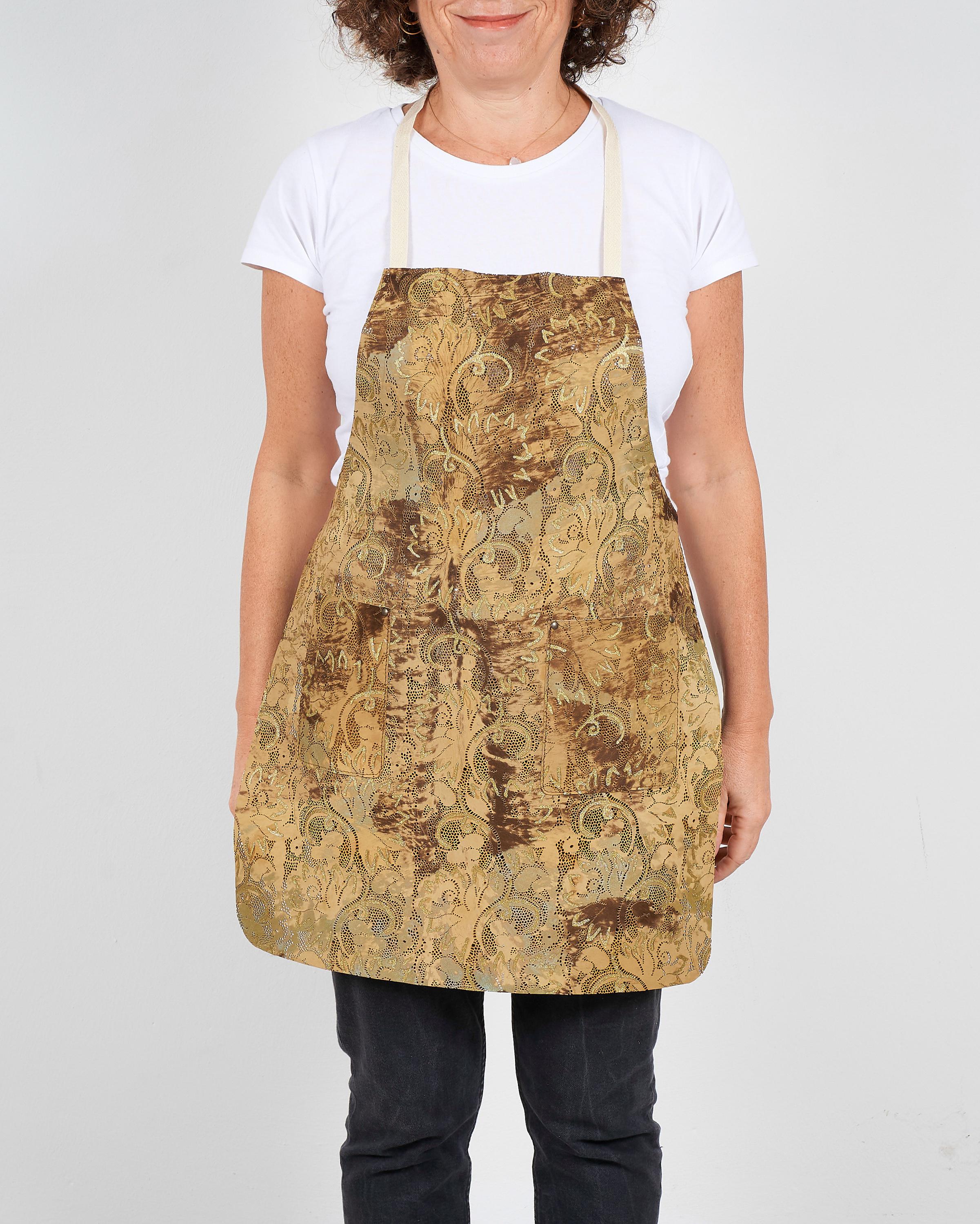 Premium Unisex Ponyskin Leather Apron - Elegant, Unisex, and Perfect for Unique Gifts