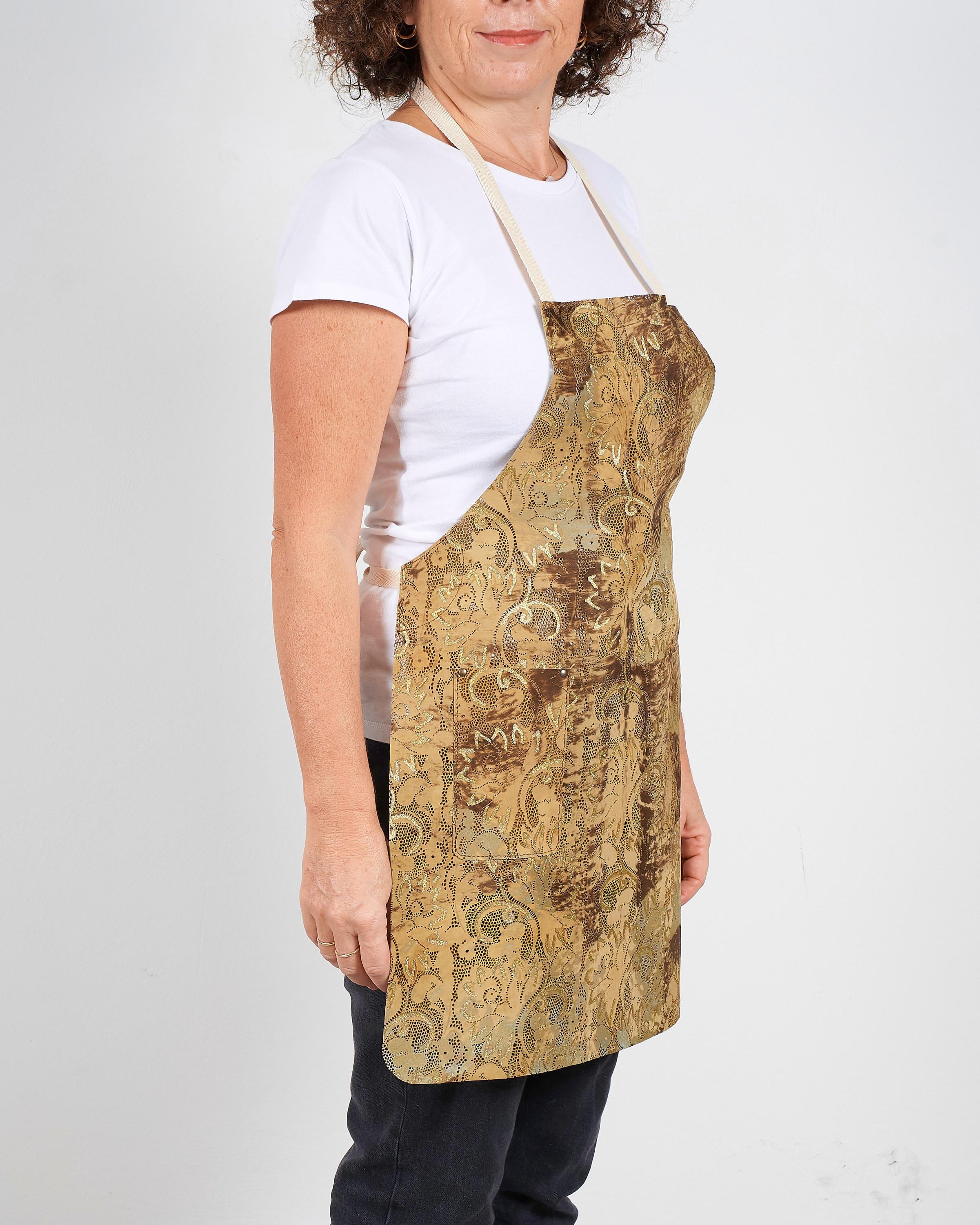 Premium Unisex Ponyskin Leather Apron - Elegant, Unisex, and Perfect for Unique Gifts