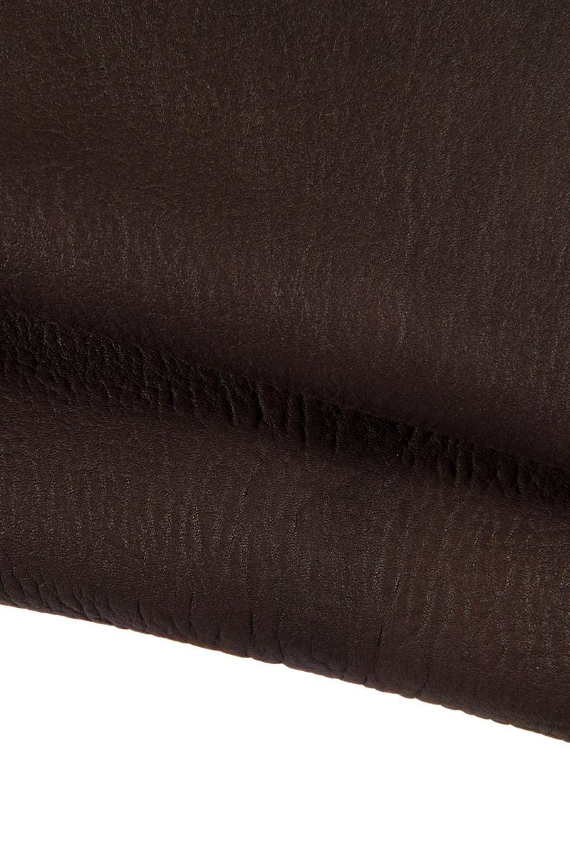 BROWN sporty leather skin, soft SILKY lambskin, semi glossy sheepskin 0.8 - 2.0 mm B16783-VT La Garzarara