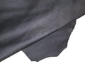Large Black Pebbled Calf Leather, Whole Cowhide Leather Hide, Full Leather for Upholstery 74 x 61 inches /187 x 155 cm B17209-TB Garzarara