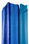 Blue Leather Hides Set, Coordinated Color Palette, Metallic, Smooth and Color Coordinated skins B16982-MT La Garzarara
