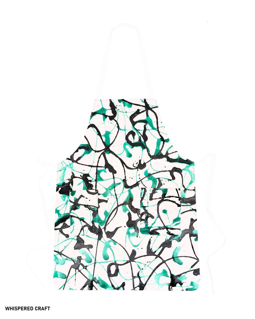 Artisan Leather Apron – Custom Hand-Painted Design, Timeless & Elegant!