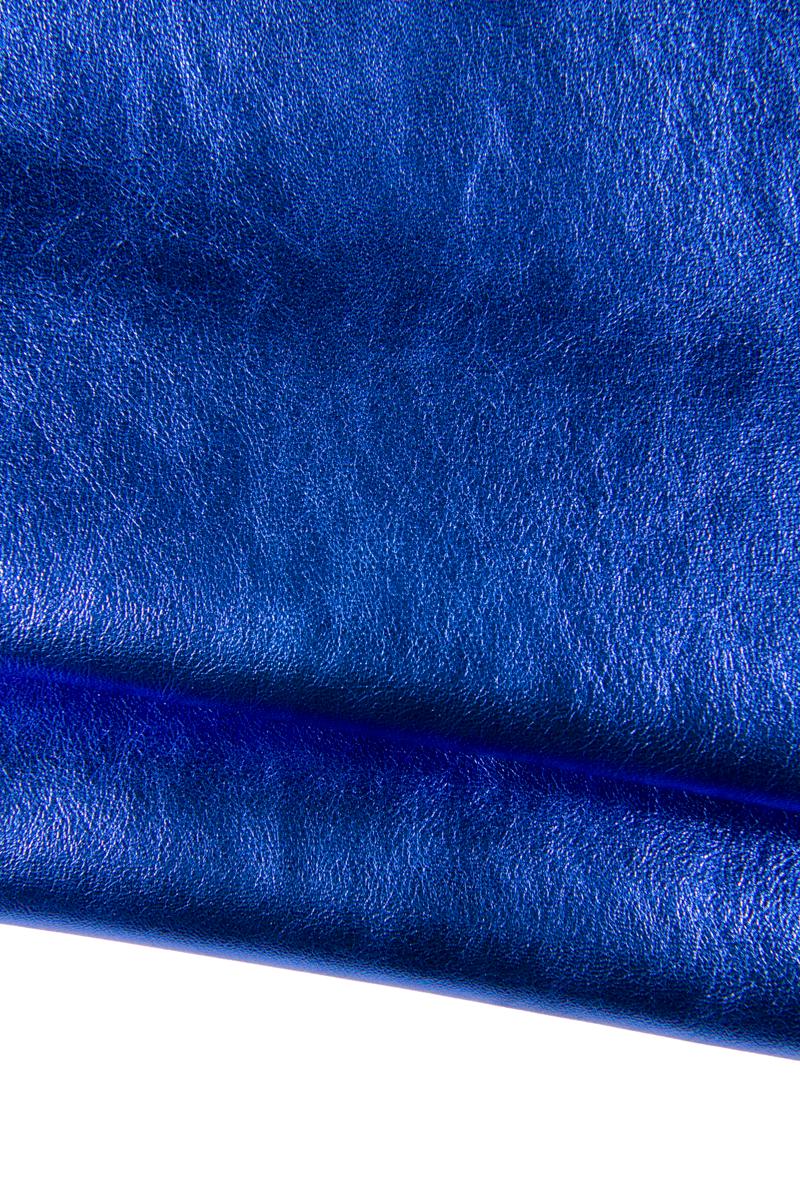 Blue Leather Hides Set, Coordinated Color Palette, Metallic, Smooth and Color Coordinated skins B16982-MT La Garzarara