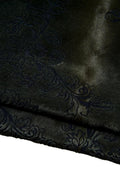 Greenish gray FLORAL textured pony calfskin, flower print on soft fine hair on leather hide B17097-CV La Garzarara