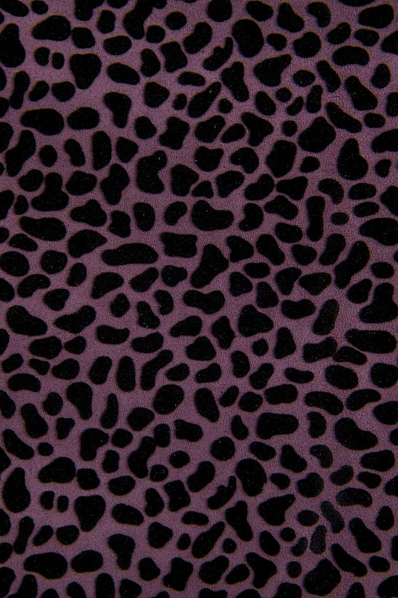 Pink black leopard print leather hide, animal print leather skin fashion fuchsia pattern, bold leopard textureB16952-ST La Garzarara