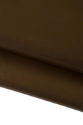 Firm Smooth Leather Hide, Chestnut Italian brown cow leather, glossy stiff cowhide 1.3–1.5 mm for accessories, B16676-TU La Garzarara