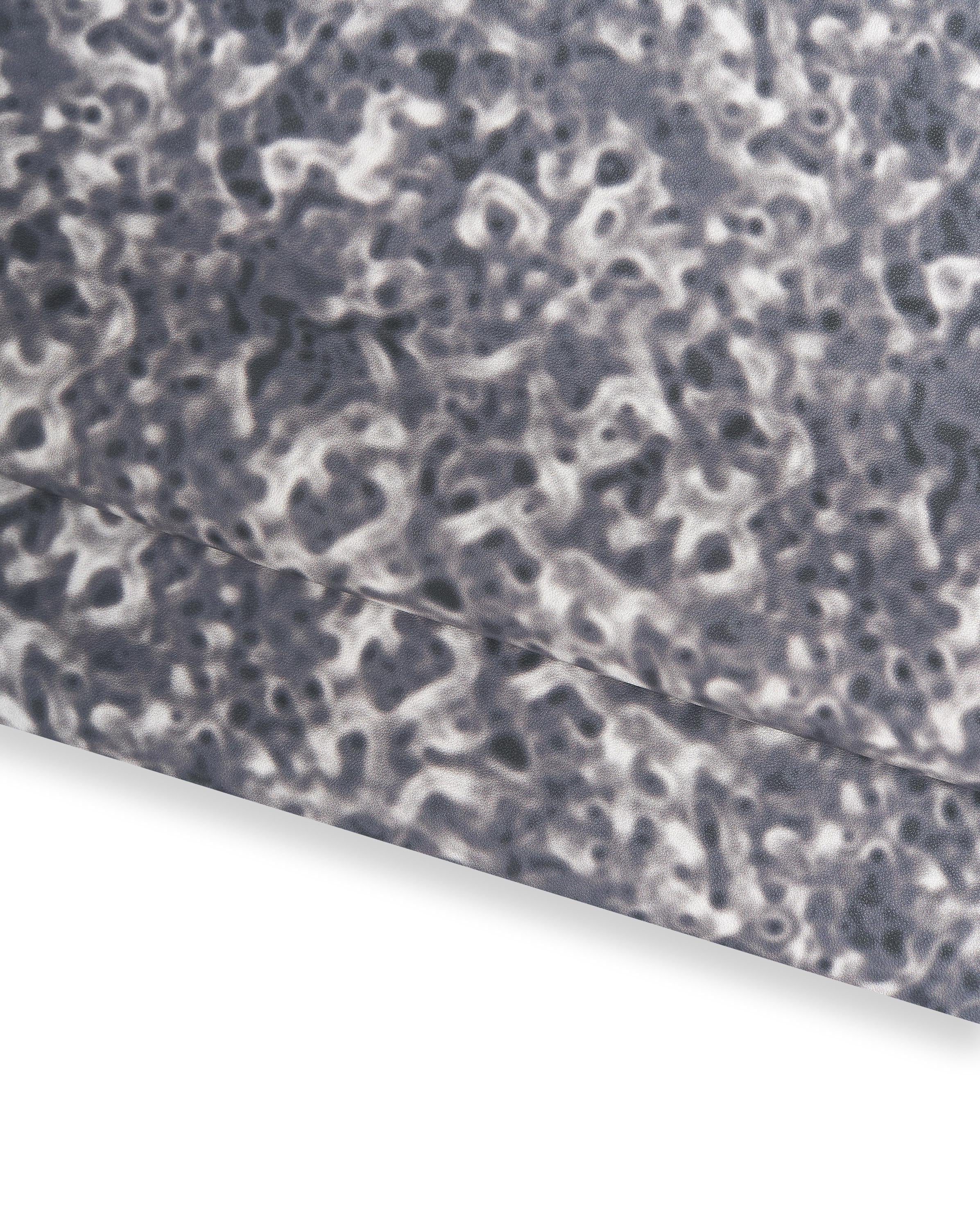 ABSTRACT print on leather skin, grey white black textured sheepskin, super soft nappa hide, for diy projects B17144-ST La Garzarara
