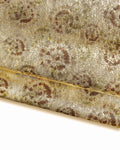 Light GOLD leather skin, metallic textured goatskin, platinum wrinkled dappled hide for hobbyists B17246-MT(ST) La Garzarara