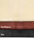 Acid Washed Hair-on Leather Blue, white burgundy blue ponyskin hides, Italian aged Pony Hair Leather for Luxury Accessories b13602-cv
