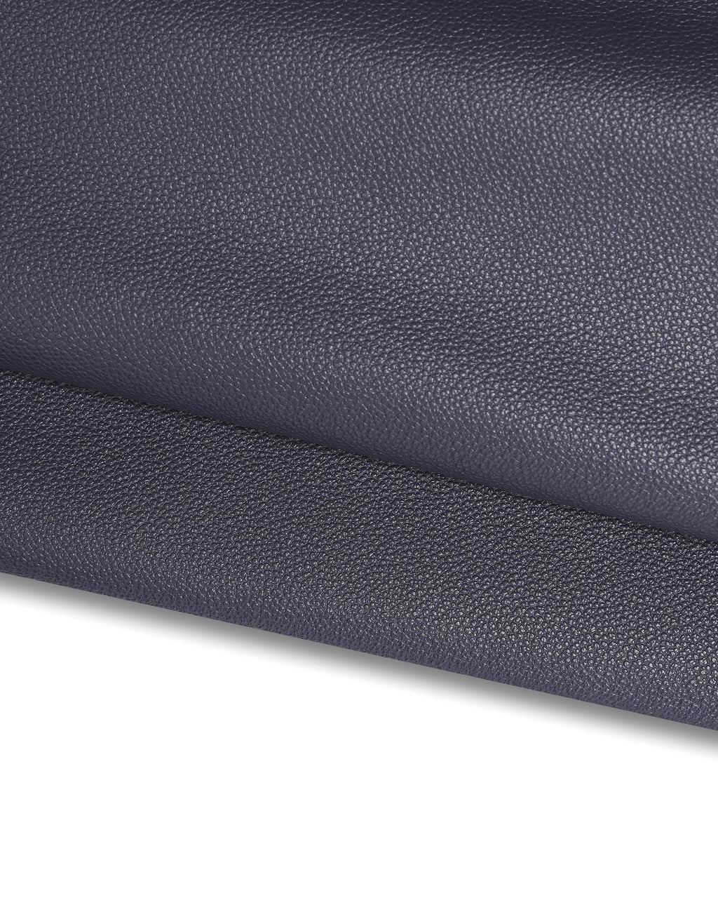 Blue GRAINY leather hide, tiny pebble grain printed cowhide, royal blue semi glossy soft calfskin, 1.4 - 1.6 mm B17240-TU La Garzarara