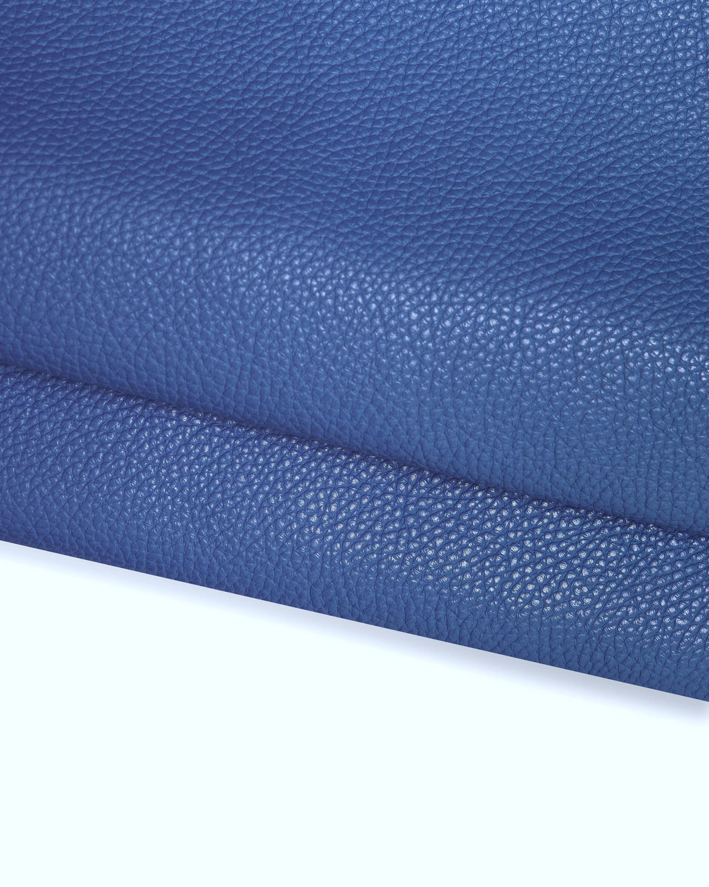 Royal blue PEBBLED cowhide, tumble grain leather hide, soft semi glossy embossed calfskin 1.6 - 1.8 mm for crafting B17206-TU La Garzarara