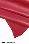 Italian Leather Red Hide Smooth Lamb Skin B17574-TU La Garzarara