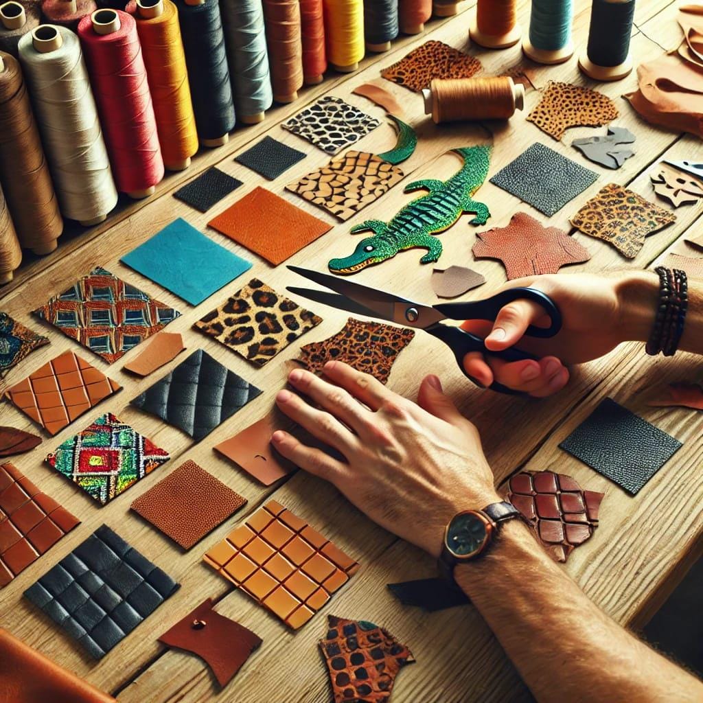 Request 10 leather samples : Have a look before you buy!