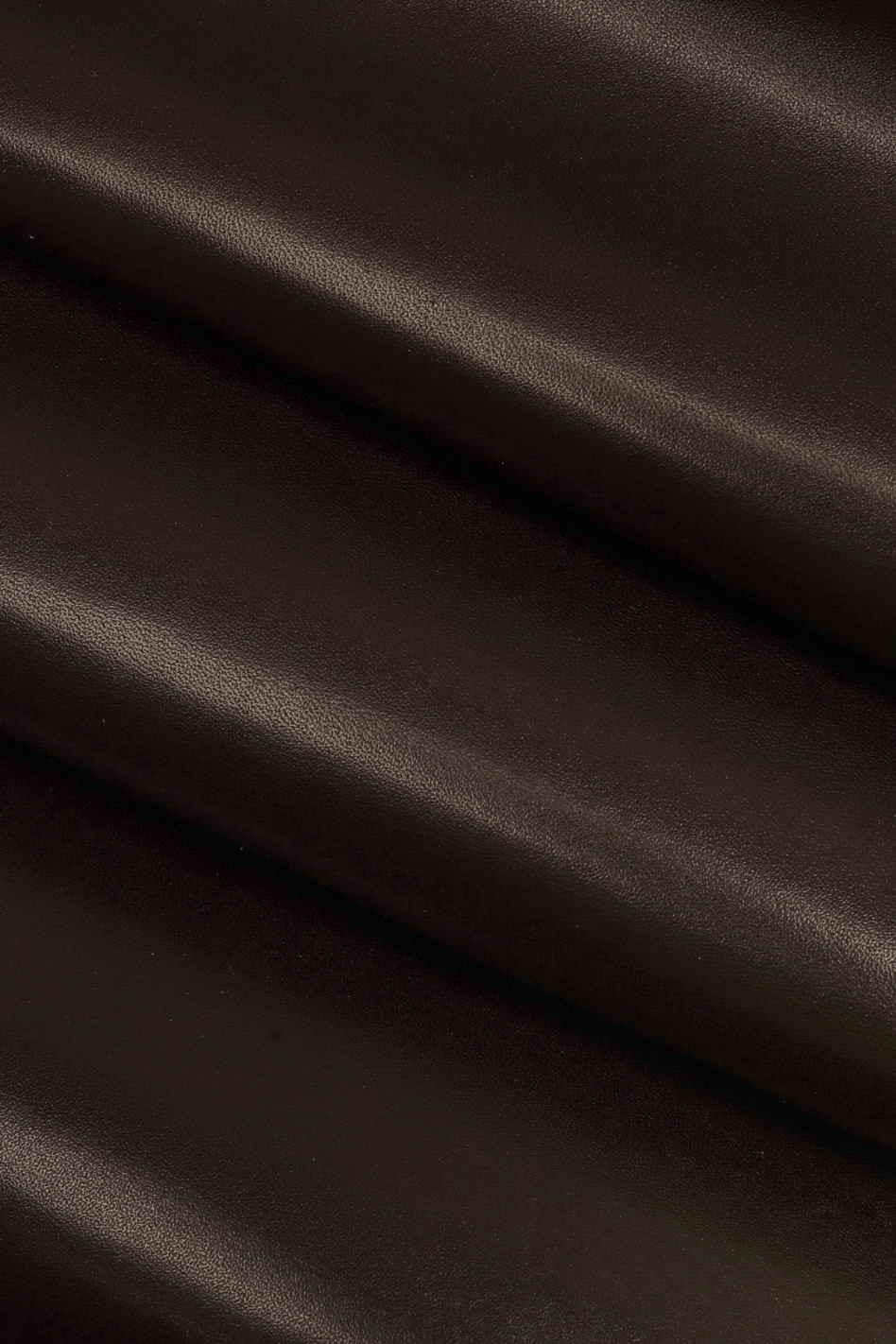 GENUINE smooth calf HIDE, brown burgundy quite shiny calfskin, medium softness, classic italian cow skins for crafting B17580-TU LaGarzarara