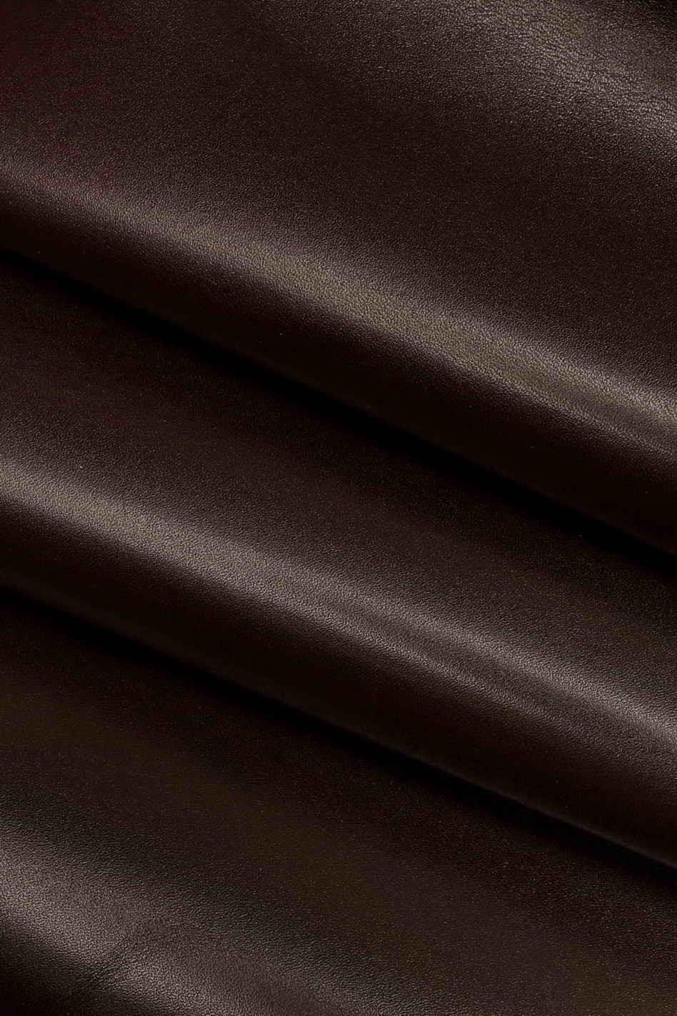 GENUINE smooth calf HIDE, brown burgundy quite shiny calfskin, medium softness, classic italian cow skins for crafting B17580-TU LaGarzarara