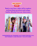 60 Minute VIDEO CALL: Explore exclusive Off-catalog leathers!