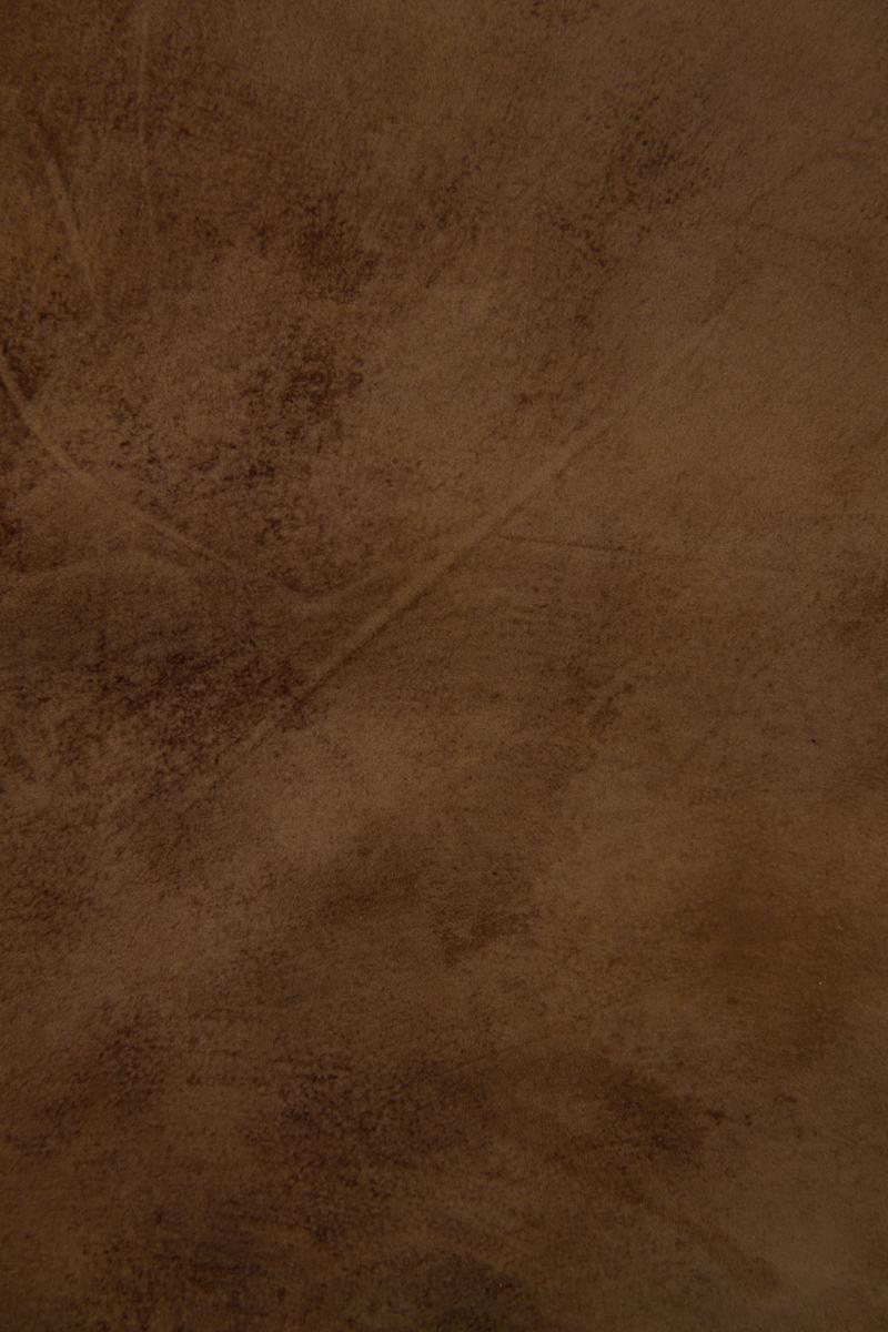 Vintage brown suede goat leather hide, aged effect soft goatskin skin for leather craft B17242-VT La Garzarara