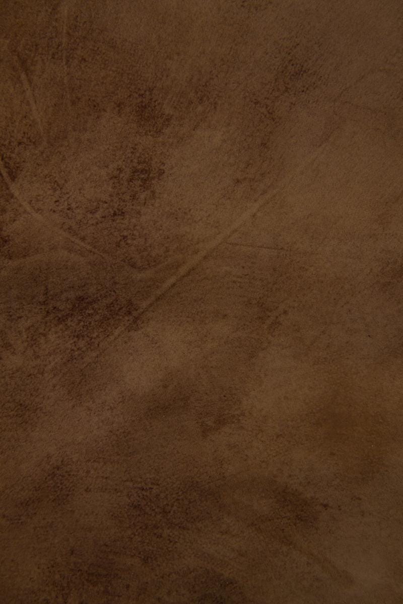 Vintage brown suede goat leather hide, aged effect soft goatskin skin for leather craft B17242-VT La Garzarara